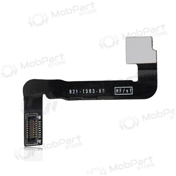 Apple iPhone 4S connector met voorcamera

Vertel tekst met de camerafunctie in de Vertalen-app op iPhone  
Vertel tekst met de camerafunctie Ga naar de Vertalen-app op je iPhone. Tik op Camera en kies de taal waarin je de geselecteerde tekst wilt vertalen.[1]  

Op iPhone kun je de camerafunctie in de Vertalen-app gebruiken om tekst om je heen te vertalen, zoals een restaurantmenu of verkeersborden. Je kunt ook tekst in foto's uit je fotobibliotheek vertalen.[1]  

*Opmerking:* Vertaling is beschikbaar voor ondersteunde talen. Zie de iOS- en iPadOS-functiebeschikbaarheidwebsite.[1]  

### Vertel tekst met de camerafunctie  

Ga naar de Vertalen-app op je iPhone.  

Tik op Camera en kies de taal waarin je de geselecteerde tekst wilt vertalen.  

Richt de iPhone zodat de achtercamera tekst om je heen kan vertalen.  

*Opmerking:* Terwijl je de achtercamera beweegt, wordt tekst in real-time vertaald.[1]  

### Vertel tekst in foto's uit je fotobibliotheek  

Ga naar de Vertalen-app op iPhone.  

Tik op Camera en kies de taal waarin je de geselecteerde tekst wilt vertalen.  

Tik op , en selecteer een foto met tekst uit je fotobibliotheek.  

Als je klaar bent, tik je op .[1]  

### Deel en sla een vertaald beeld op  

Ga naar de Vertalen-app op je iPhone.  

Tik op Camera en doe een van de volgende dingen:  

*Gebruik de camerafunctie:* Tik op . *Gebruik een foto uit je fotobibliotheek:* Tik op , en tik op een foto.  

Tik op , en doe een van de volgende dingen:  

*Deel de vertaling:* Kies een deeloptie. *Sla de vertaling op als afbeelding:* Tik op Opslaan als afbeelding.[1]