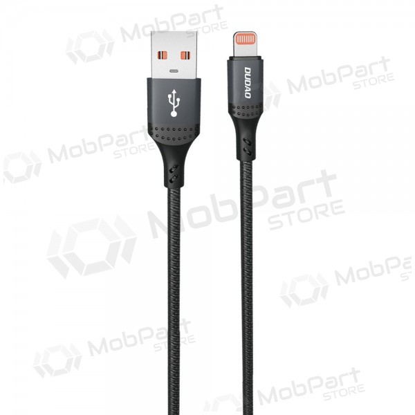 Lightning-kabel Dudao L3SL USB-A naar Lightning 1.2 m 3 A zwart