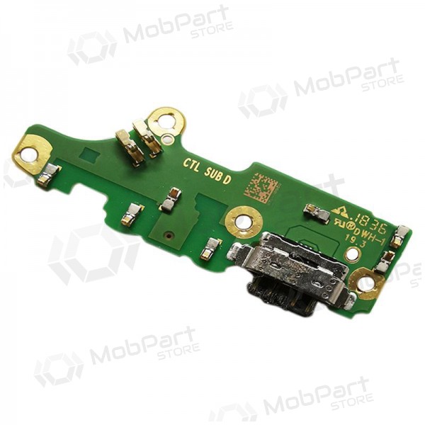Nokia 7.1 oplaadconnector en microfoon