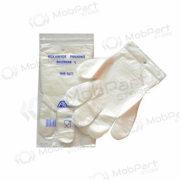 Wegwerphandschoenen maat L (100 stuks)
