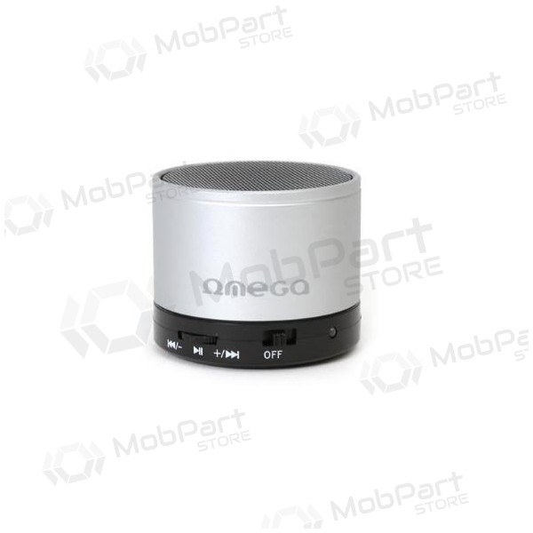 Bluetooth draagbare top luidspreker OMEGA OG47 (MicroSD, handsfree) (zilver)