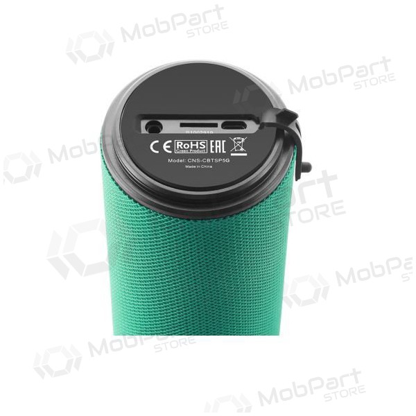 Bluetooth draagbare luidspreker CANYON CNS-CBTSP5 (MicroSD, AUX, BT V5.0, 1200mAh) (groen)