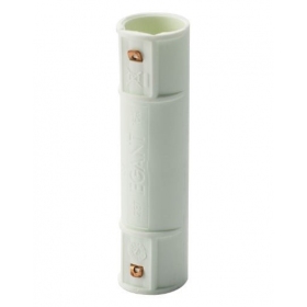 Gofruotų vamzdžių connector D16 wit su fiksatorium GLOB-EL