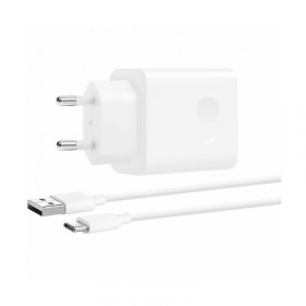 Lader origineel Huawei CP404B SuperCharge 22.5W + kabel Type-C 1m in het pakket wit