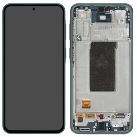 Samsung Galaxy A37 5G scherm (grijsgroen) (met frame) (origineel)