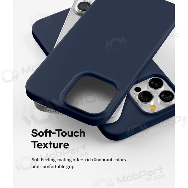 Apple iPhone 15 Pro Max hoesje Mercury Soft Feeling (donkerblauw)