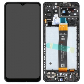 Samsung Galaxy A13 5G scherm (zwart) (met frame) (Premium)