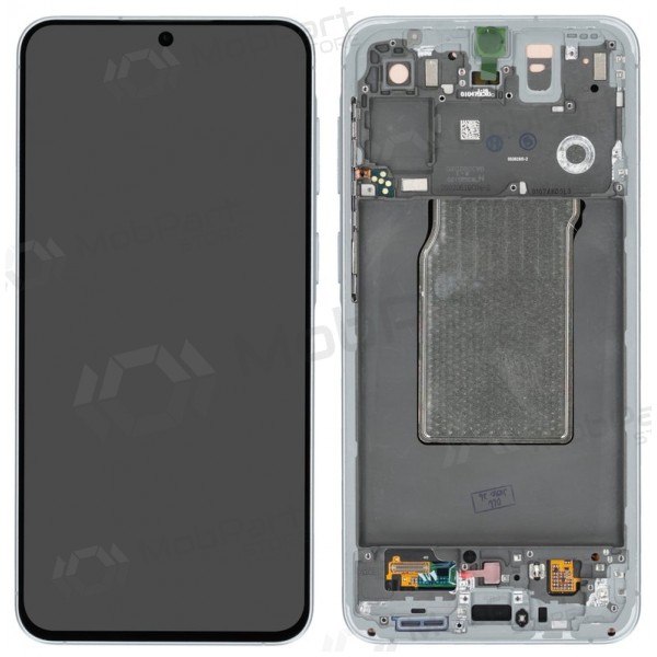 Samsung Galaxy A57 5G scherm (lichtblauw) (met frame) (Premium)