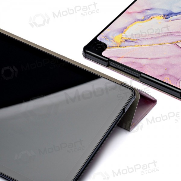 Samsung Galaxy Tab A9+, Tab A11+ hoesje -Smart Leather- (marble)