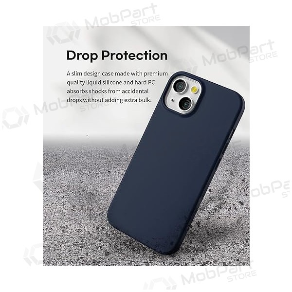 Apple iPhone 13 mini hoesje -Mercury Soft Feeling- (donkerblauw)
