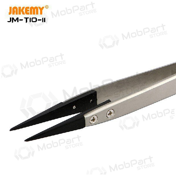 Metalen antistatisch pincet Jakemy JM-T10-11 ESD (replaceable head)