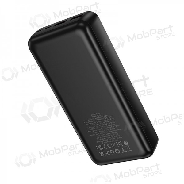 Externe batterij (Power Bank) Borofone BJ80A 20000 mAh 22.5 W, zwart