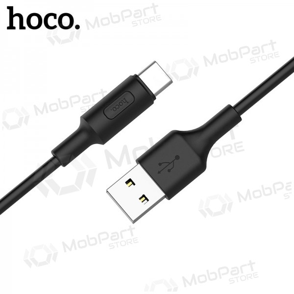 USB-kabel HOCO X25 USB-C 1.0m (zwart)