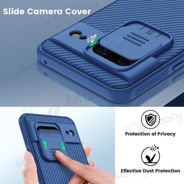 Google Pixel 7A hoesje - Nillkin CamShield Pro (blauw)