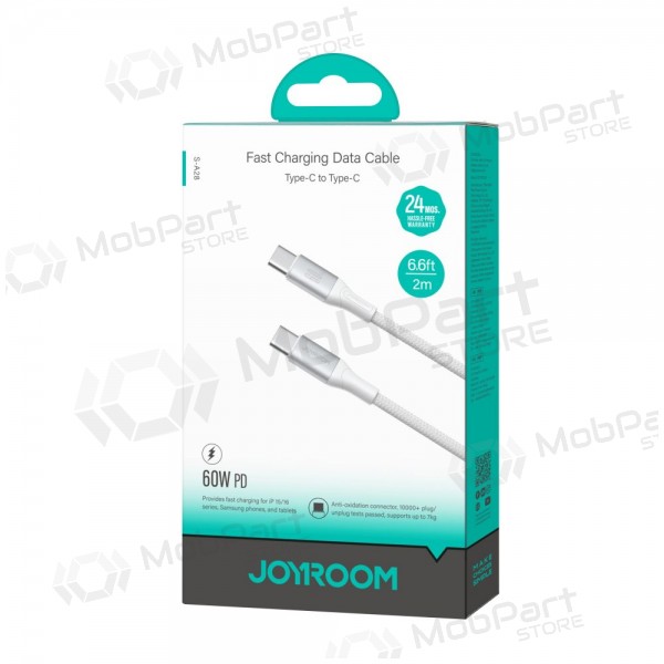 USB kabel Joyroom S-A28 USB-C to USB-C 60W 2.0m wit