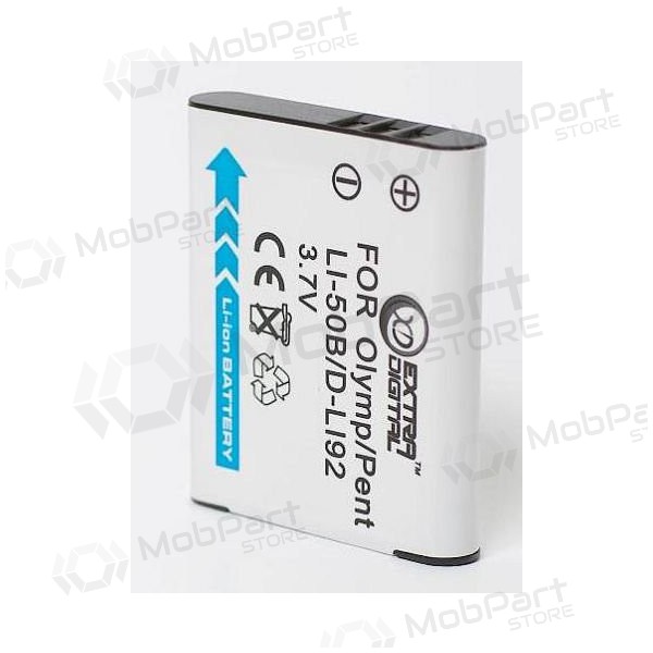 Olympus Li-50B, Pentax D-Li92 camera batterij / accu