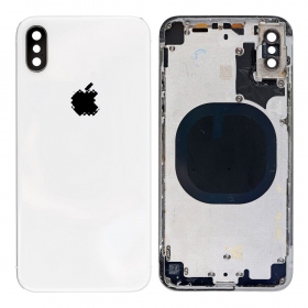 Apple iPhone X achterkant (zilver) (gebruikt Grade B, origineel)