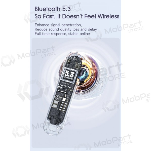 Draadloze oordopjes met microfoon Dudao U8 Bluetooth wit