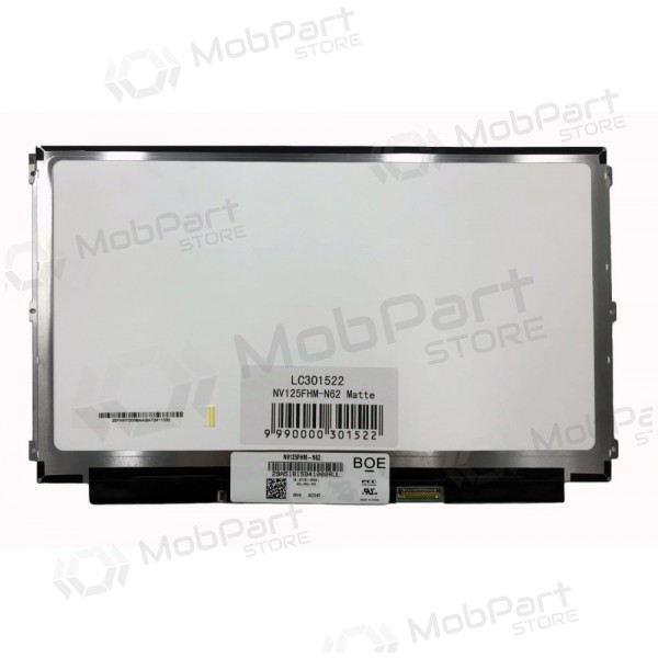 Display paneel 12,5 inch 1920x1080 FHD, LED, IPS, slim, mat, 30-pins (rechts), A+