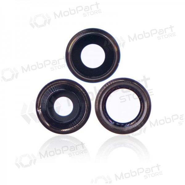 Apple iPhone 13 Pro Max cameraglas (3 stuks) (goud) (met frame)