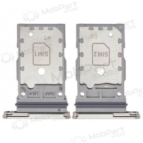 Samsung Galaxy S23 / S23 Plus Dual SIM simkaarthouder (Crème) (service pack) (origineel)