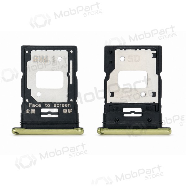 Xiaomi Mi 11 Lite 4G / 5G / 5G NE 2021 SIM-kaarthouder (geel)