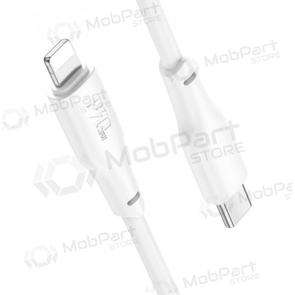 Lightning kabel Hoco X93 USB-C naar Lightning 2 m PD 20 W wit