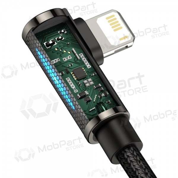 USB kabel Baseus Legend Lightning 2.4A 2.0m (zwart) CALCS-A01