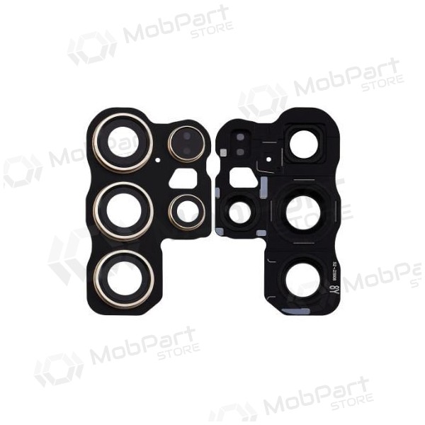 Samsung Galaxy S24 Ultra cameraglas - su rėmeliu - juodas