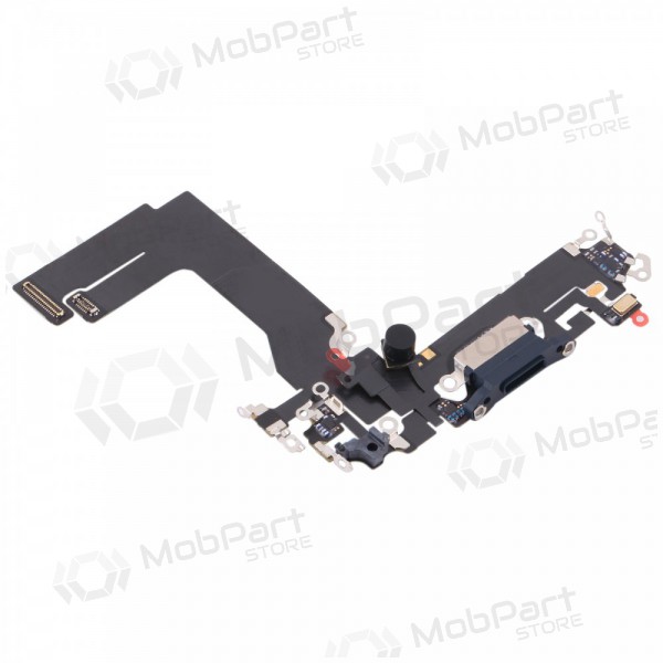 Apple iPhone 13 mini oplaadpoort en microfoonconnector (zwart)