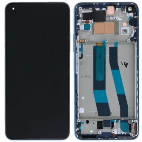 Xiaomi 11 Lite 5G NE scherm (blauw) (inclusief frame) (origineel)