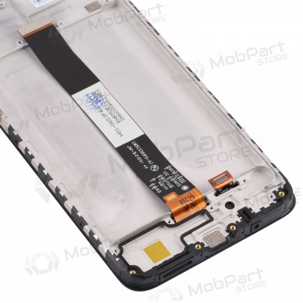 Xiaomi Redmi 9AT scherm (zwart) (met een frame) (service pack) (origineel)
