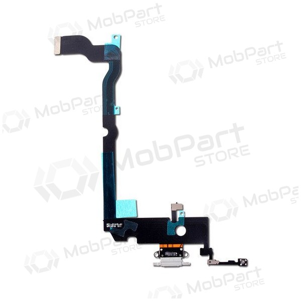Apple iPhone XS Max Oplaadpoort en Microfoon Flexkabel (Zilver)