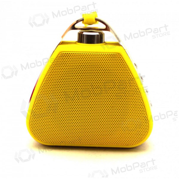 Bluetooth draagbare top luidspreker PTH-17 (microSD, handsfree, AUX) (geel)