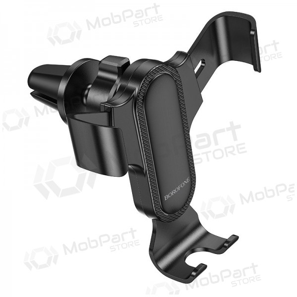 Universele autotelefoonhouder - Borofone BH74 mounted on ventilation grilles, zwart