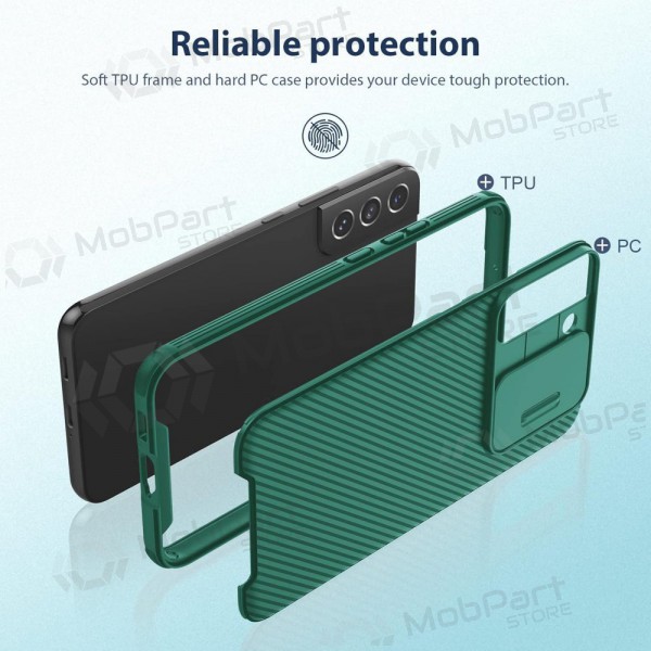 Samsung Galaxy S24 Plus hoesje Nillkin CamShield Pro (groen)