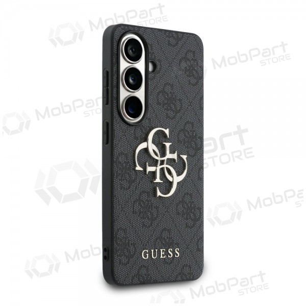 Samsung Galaxy S26 hoesje - Guess PU 4G Metal Logo (grijs)