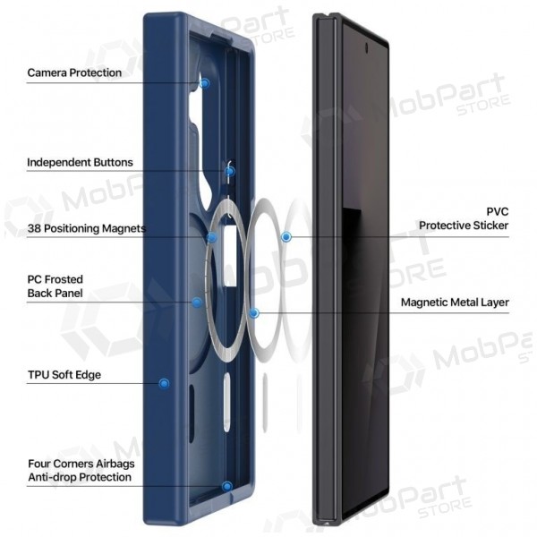 Samsung Galaxy Z Fold8 Ultra hoesje - Dux Ducis Yind MagSafe (zwart)