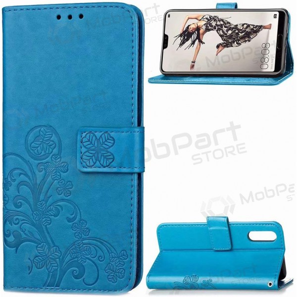 Samsung Galaxy A54 hoesje - Flower Book (blauw)