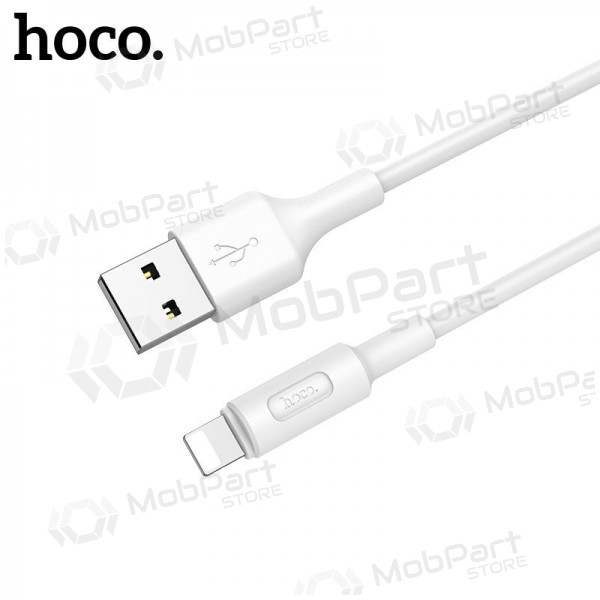 HOCO X25 USB-kabel Lightning 1.0m (wit)