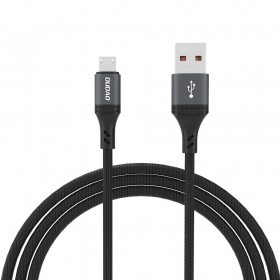 Micro USB-kabel Dudao L3SM USB-A naar Micro USB 1.2 m 3 A zwart