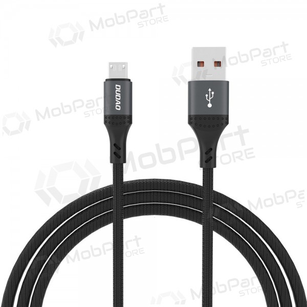 Micro USB-kabel Dudao L3SM USB-A naar Micro USB 1.2 m 3 A zwart