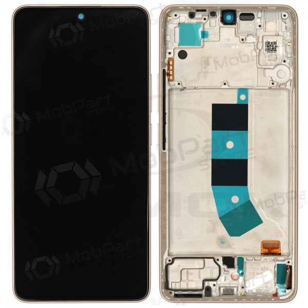 Xiaomi Redmi Note 13 4G scherm (goud) (met frame) (origineel)