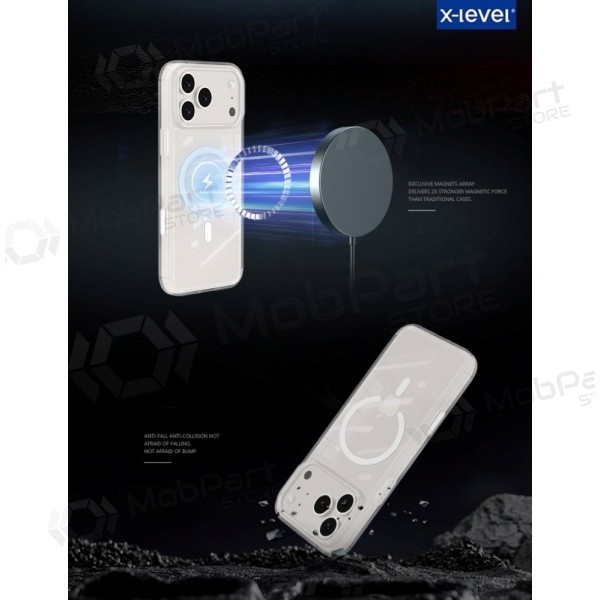 Samsung Galaxy S26 Ultra hoesje - X-Level Space II MagSafe (transparant)