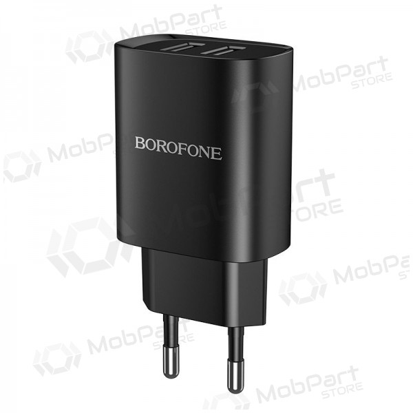 Lader Borofone BN2 2xUSB 2.1A (zwart)