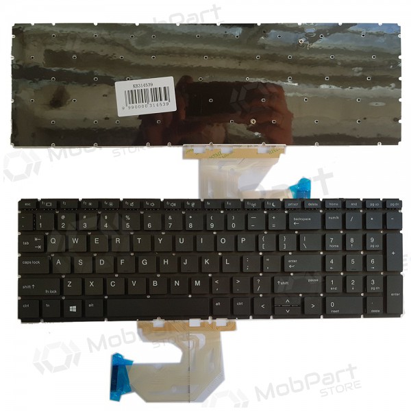 HP ProBook 450 G6, G7, 455 G6, G7, US toetsenbord