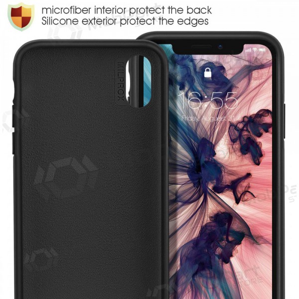 Apple iPhone 6 / 6S hoesje - Liquid Silicone - 1.5mm (zwart)