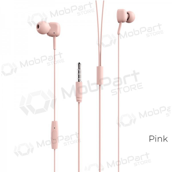 Handsfree Borofone BM34 3,5mm (roze)