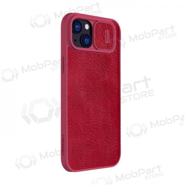Apple iPhone 14 Plus hoesje Nillkin Leren (rood)