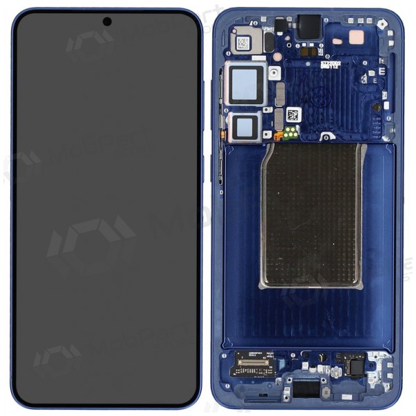 Samsung Galaxy S25+ scherm (donkerblauw) (met frame) (assembled service pack)